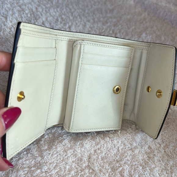 Gucci Sylvie Navy Sherry Line Wallet - Picture 7 of 9